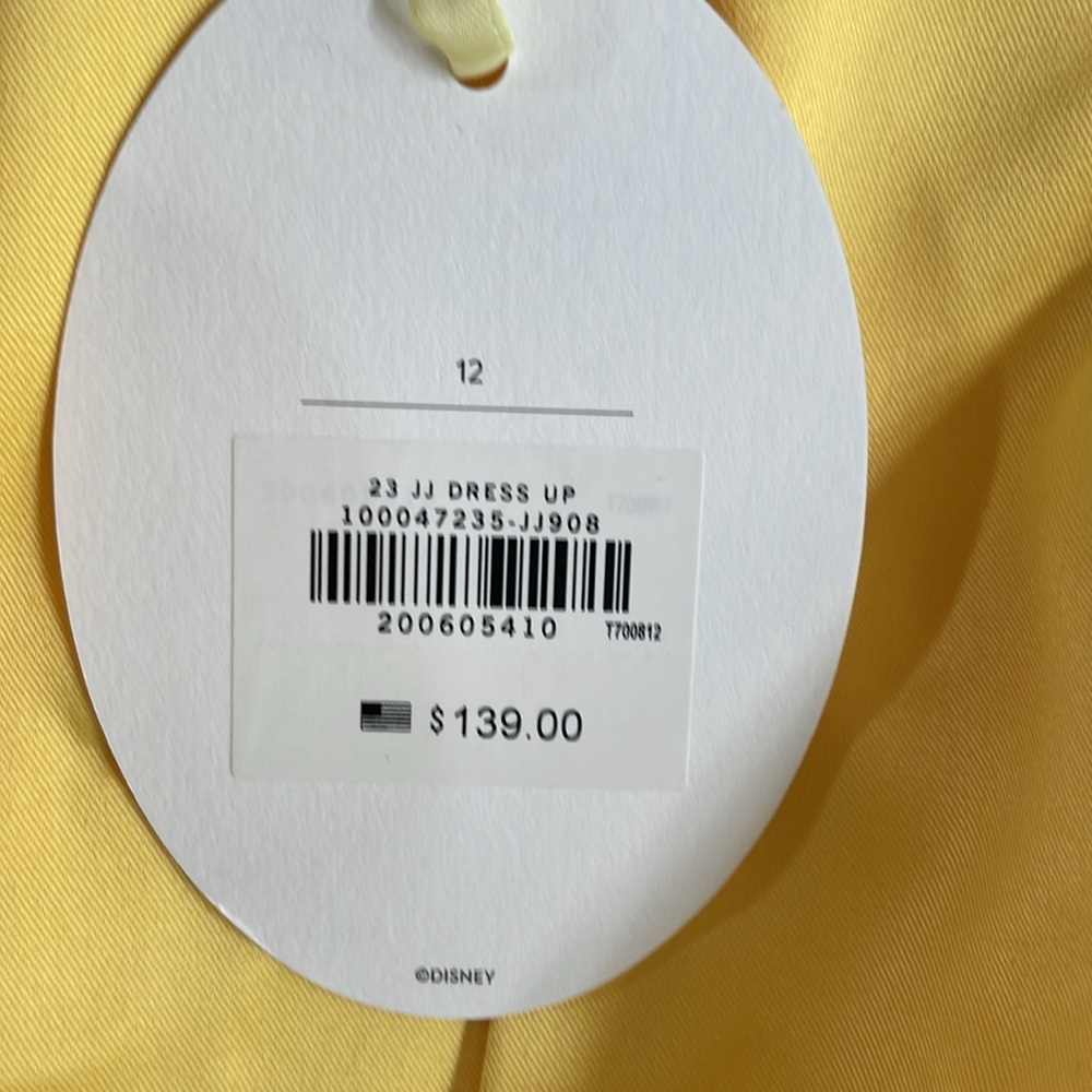 NWT Disney Princess Belle Dress and Headband by Janie and Jack - Picture 4 of 5